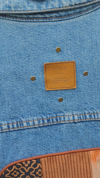 VESTE JEANS UPCYCLÉE