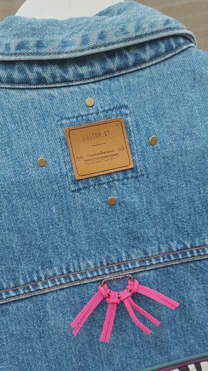 VESTE JEANS UPCYCLÉE