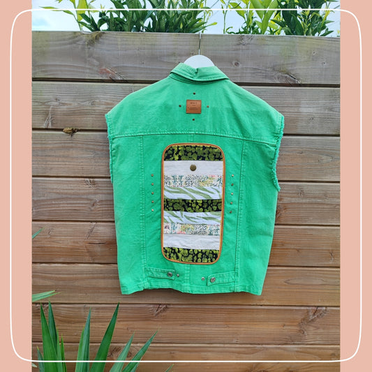 VESTE JEANS UPCYCLÉE