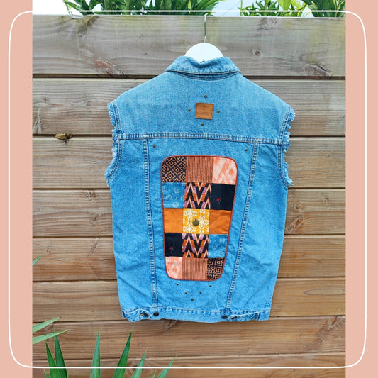VESTE JEANS UPCYCLÉE