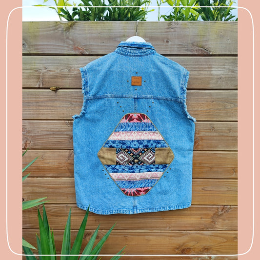 VESTE JEANS UPCYCLÉE