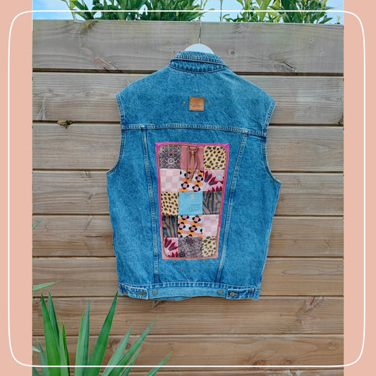 VESTE JEANS UPCYCLÉE