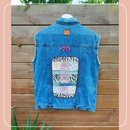VESTE JEANS UPCYCLÉE