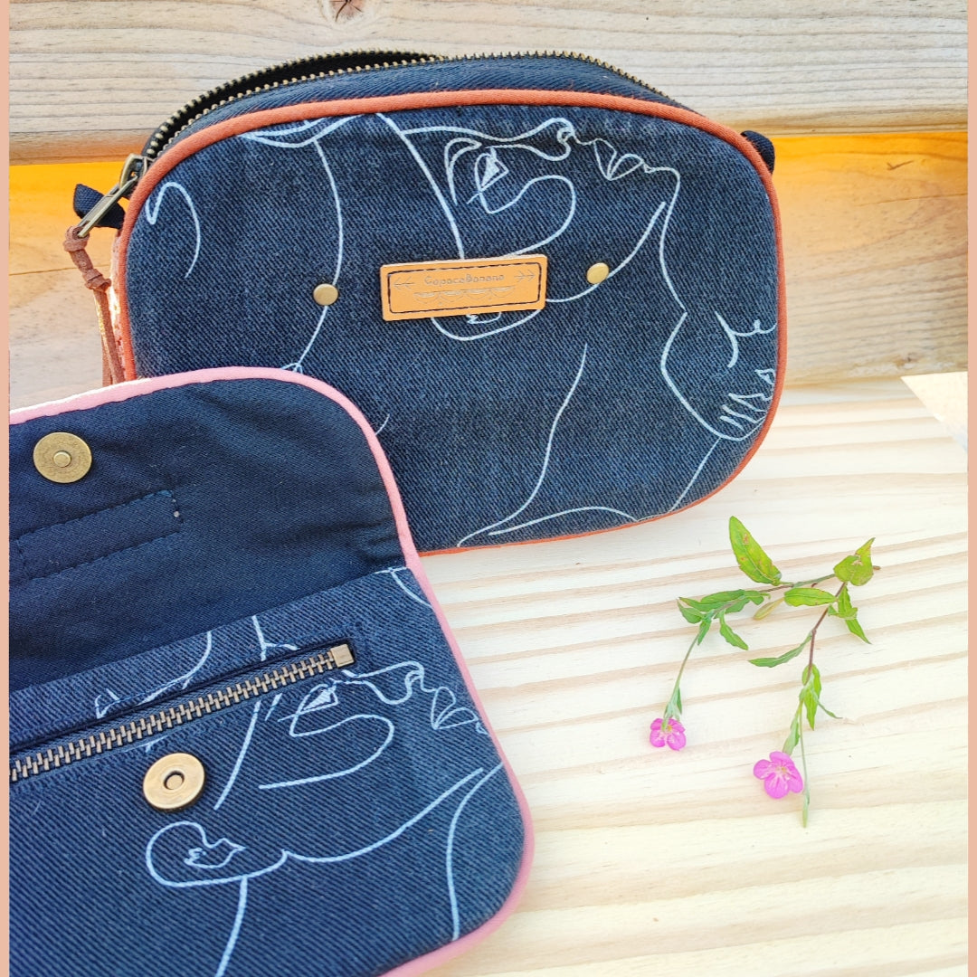 ENSEMBLE BANANE POLA+PORTEFEUILLE